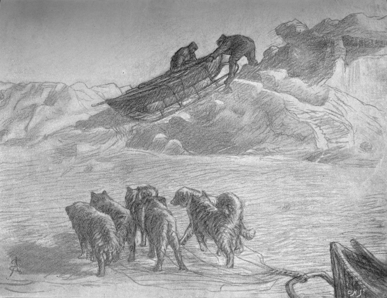 Sobre montes de pressão difíceis. Abril de 1895, 1897 de Unbekannt