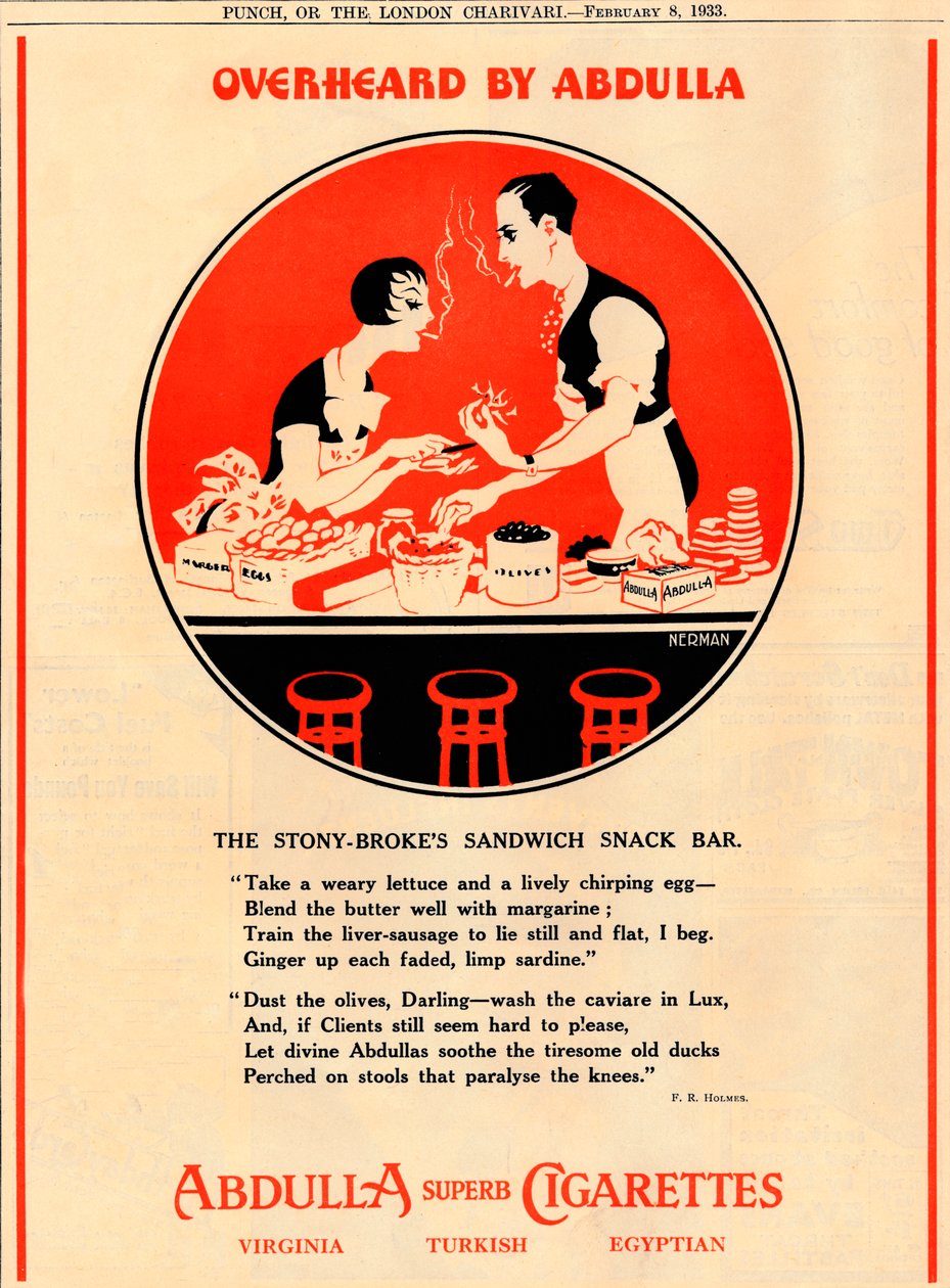 Ouvido por Abdulla - The Stony Brokes Sandwich Snack Bar, 1933 de Unbekannt