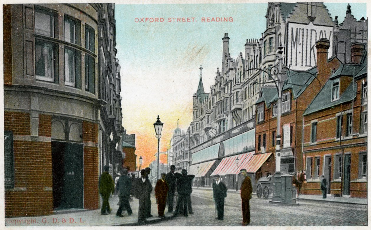 Oxford Street, Reading, Berkshire, c1900s-c1910s de Unbekannt