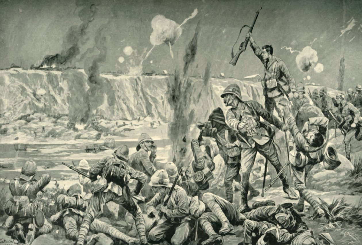 Paardeberg: O assalto à posição de Cronjes, 1901. de Unbekannt