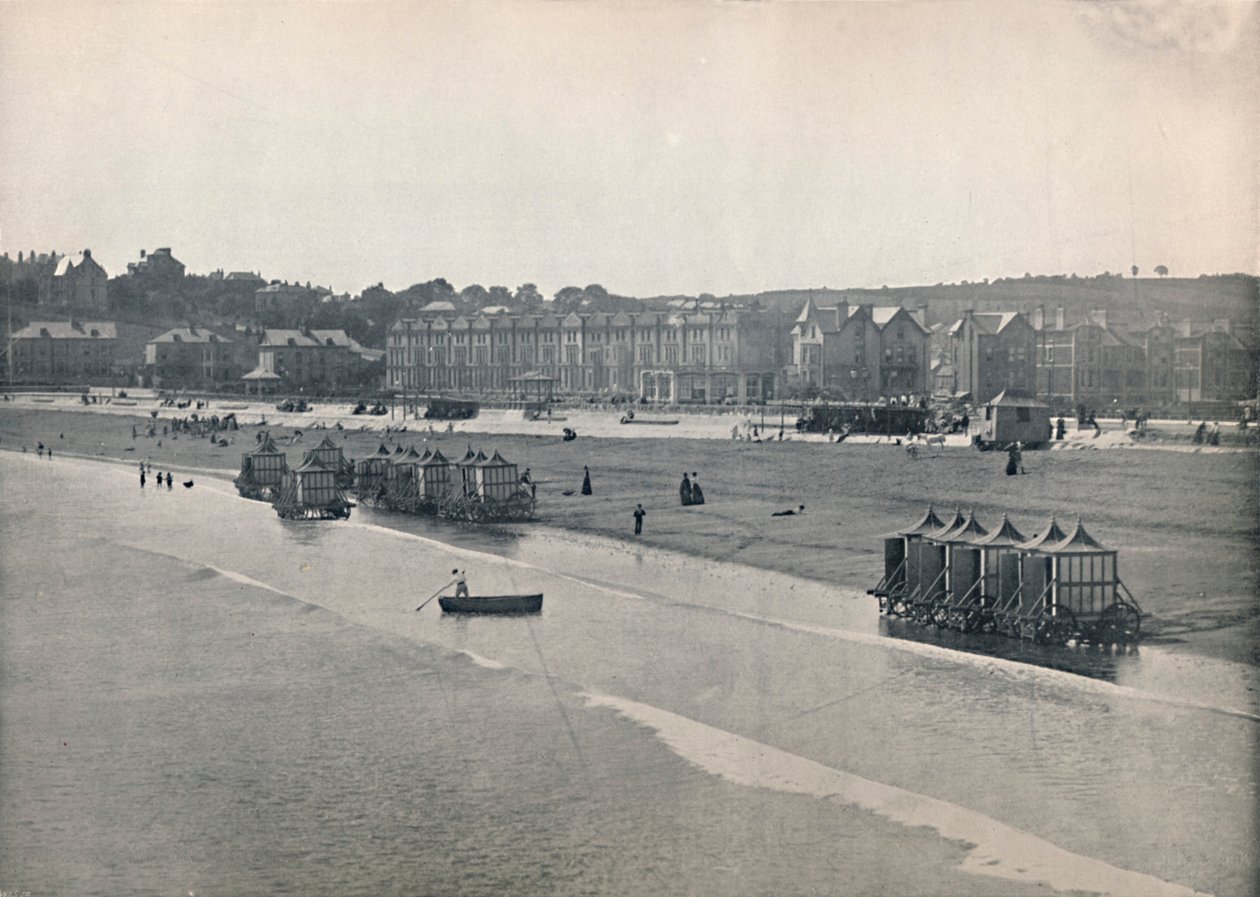 Paignton - as areias, do cais, 1895 de Unbekannt