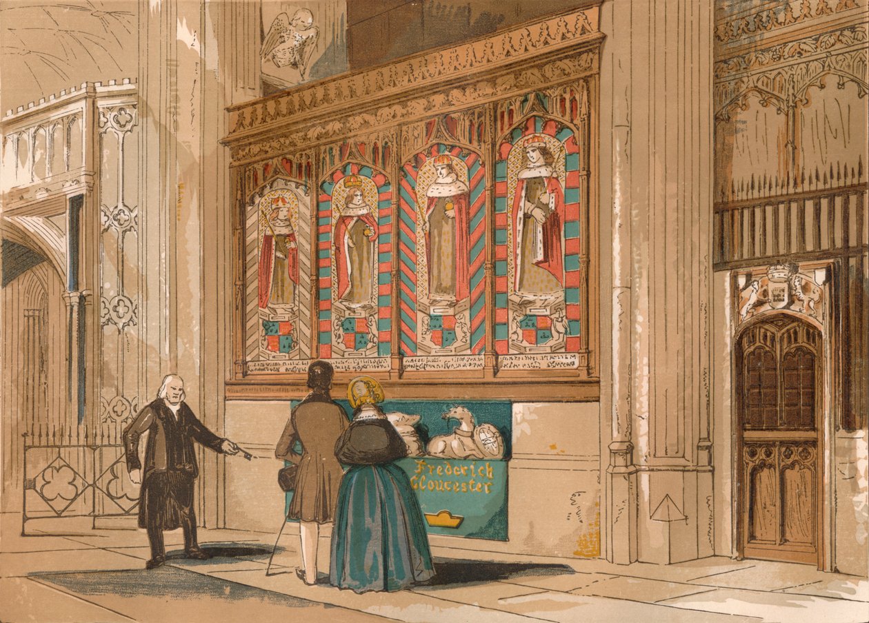 Tela pintada, Capela de St. Georges, c1845, 1864 de Unbekannt