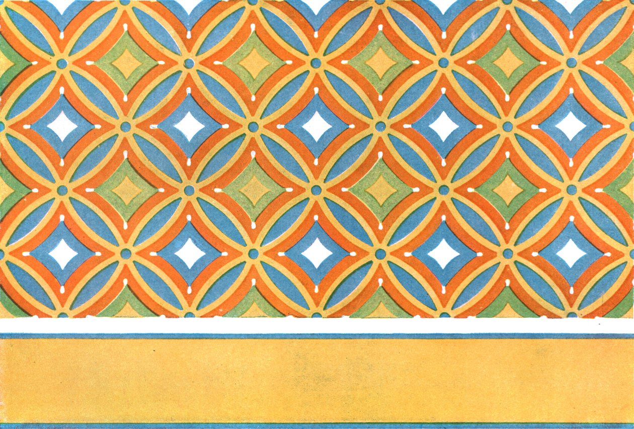 Teto pintado no túmulo de Amenemhet em Tebas, Egito, 1928. de Unbekannt