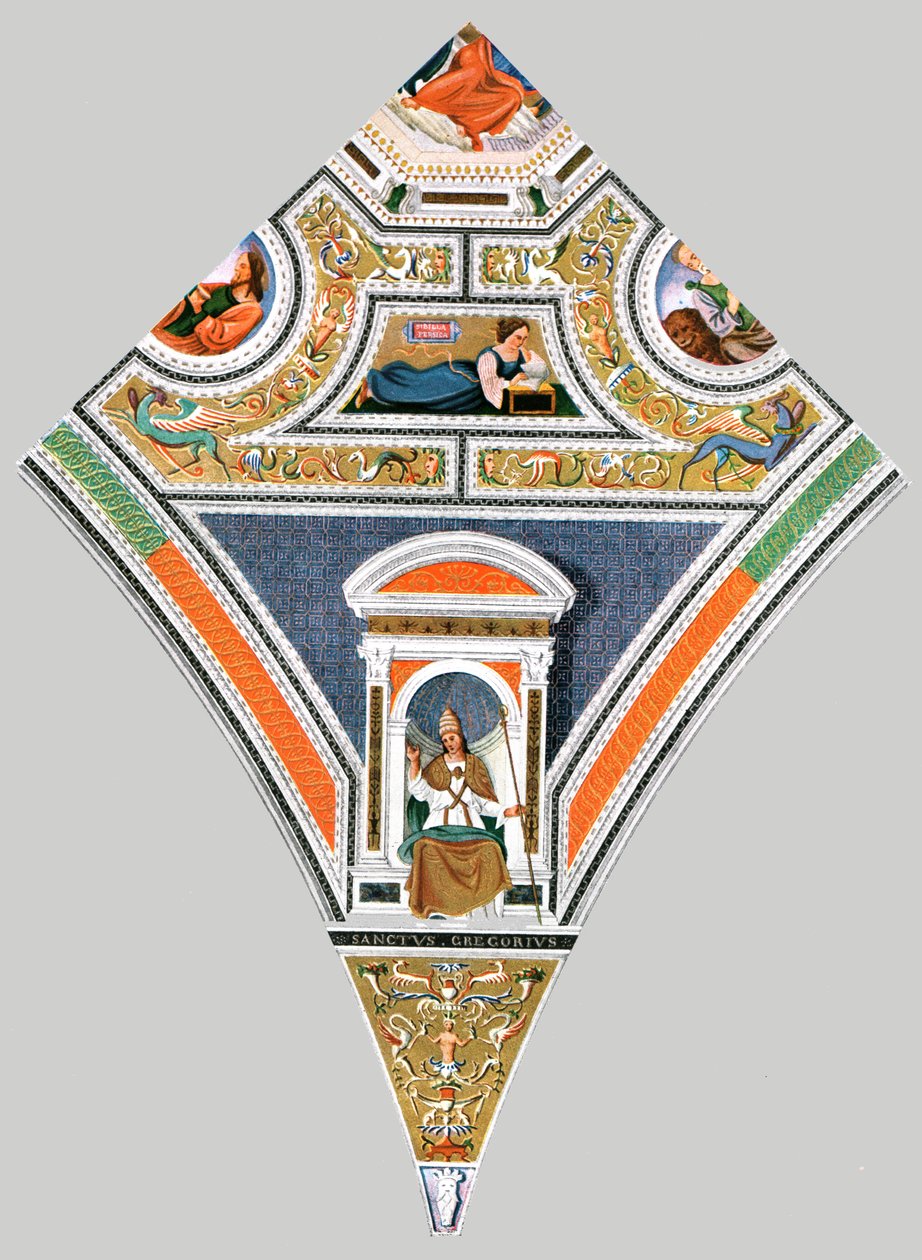 Decoração pintada na igreja de Santa Maria del Popolo, Roma, Itália, 1928. de Unbekannt