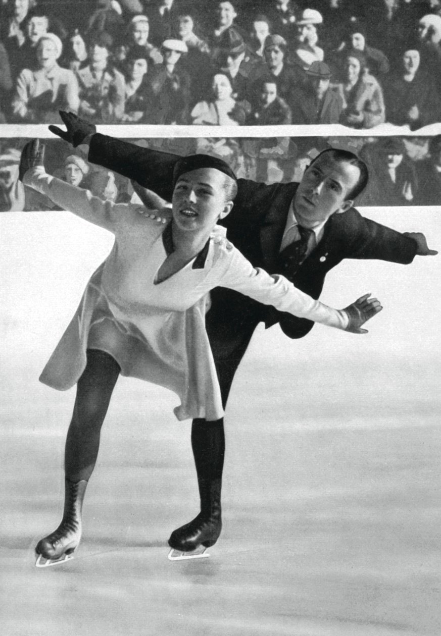Pares de patinação artística, Jogos Olímpicos de Inverno, Garmisch-Partenkirchen, Alemanha, 1936 de Unbekannt