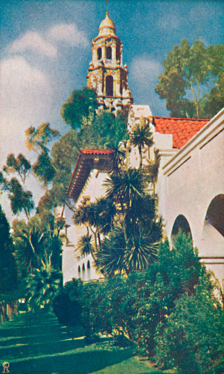 Palácio da Ciência e Torre da Califórnia, c1935 de Unbekannt
