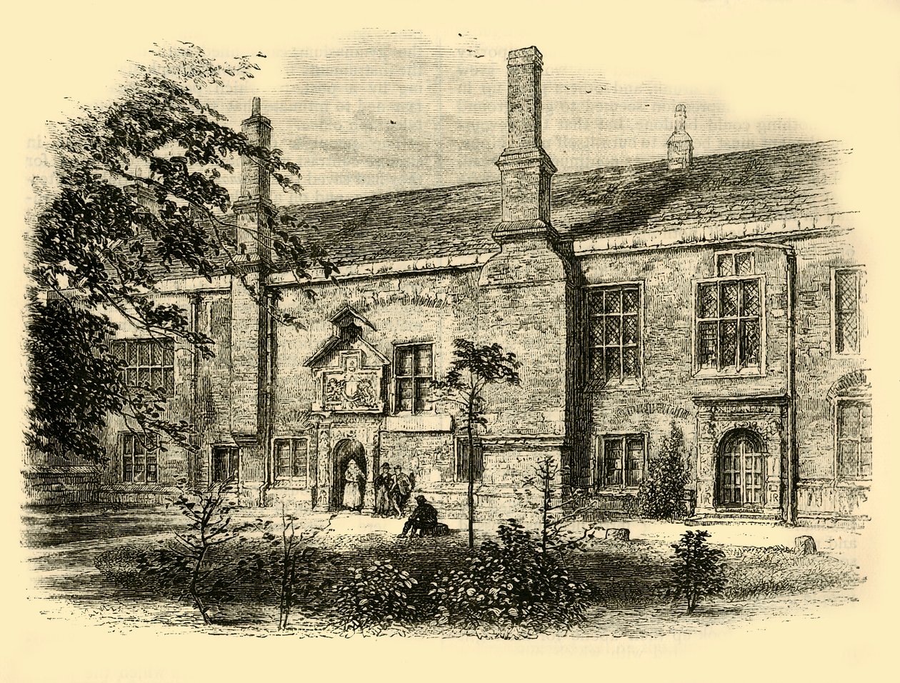 Palácio dos Stuarts, York, 1881. de Unbekannt