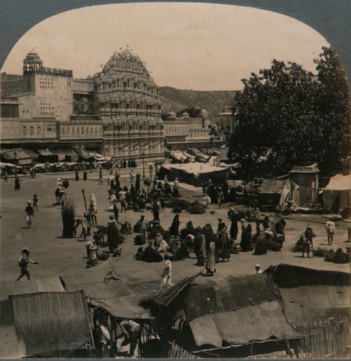 Palácio dos Ventos do Templo de Shiva, Jeypore, Índia, 1902 de Unbekannt
