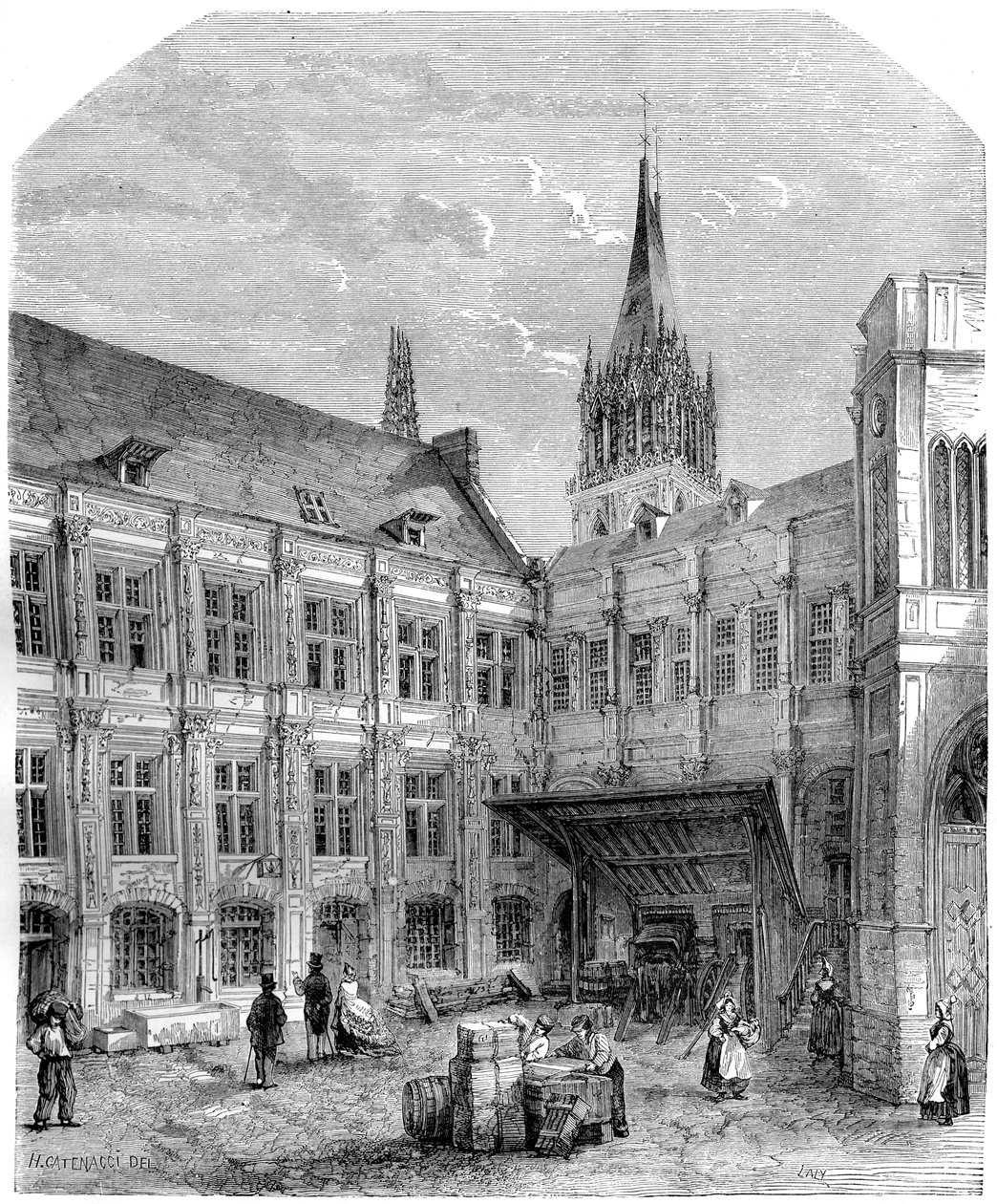 Palácio da Câmara, Rouen, França, 1882-1884 de Unbekannt