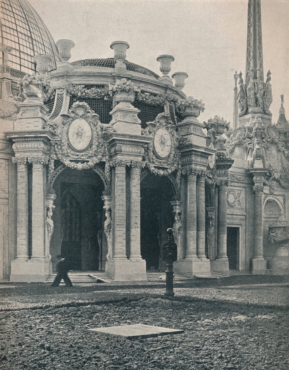Exposição Internacional Panamá-Pacífico: Entrada Principal no Palácio da Horticultura, 1915 de Unbekannt