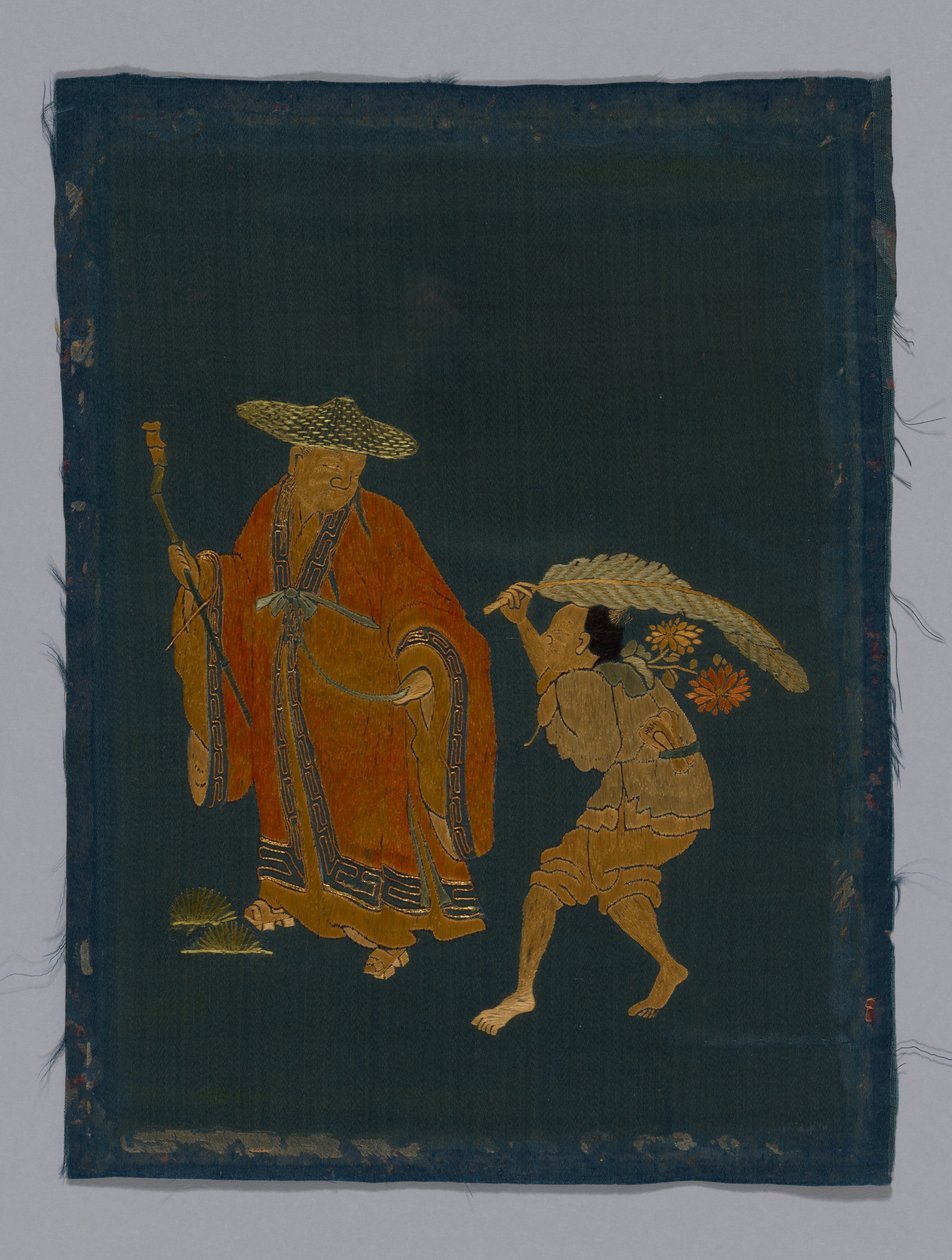Tecido para móveis de painel, China, período Kangxi, dinastia Qing 1644-1911, 180050. de Unbekannt