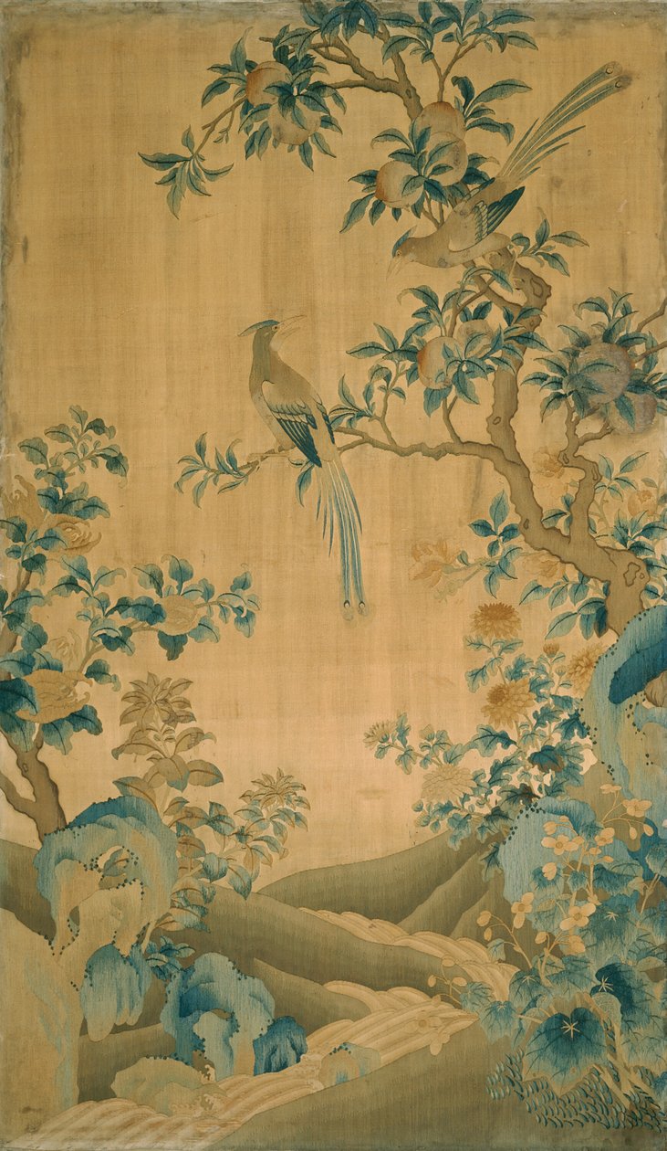 Tecido para móveis de painel, China, dinastia Qing1644-1911, 17501800. de Unbekannt