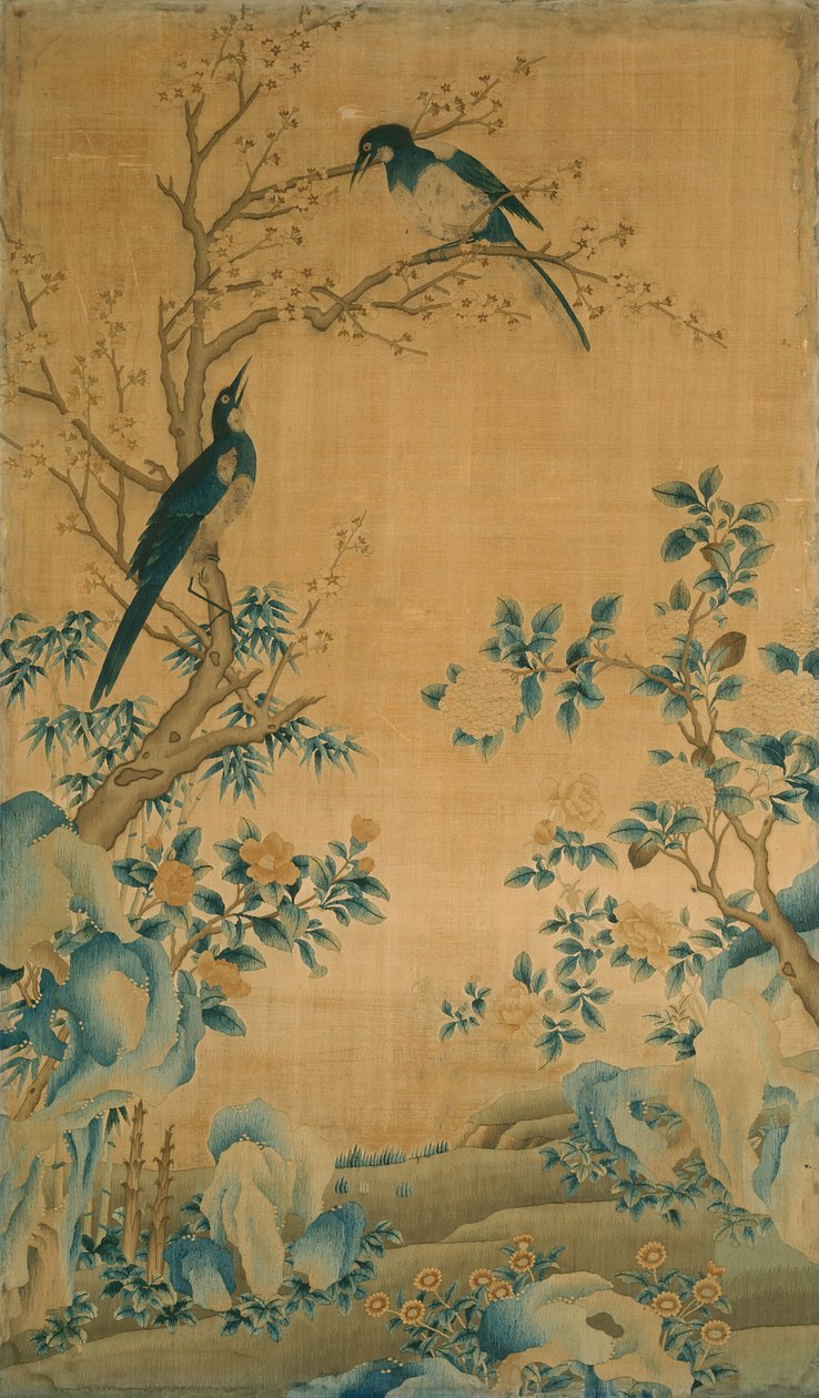 Tecido para móveis de painel, China, dinastia Qing 1644-1911, 17501800. de Unbekannt