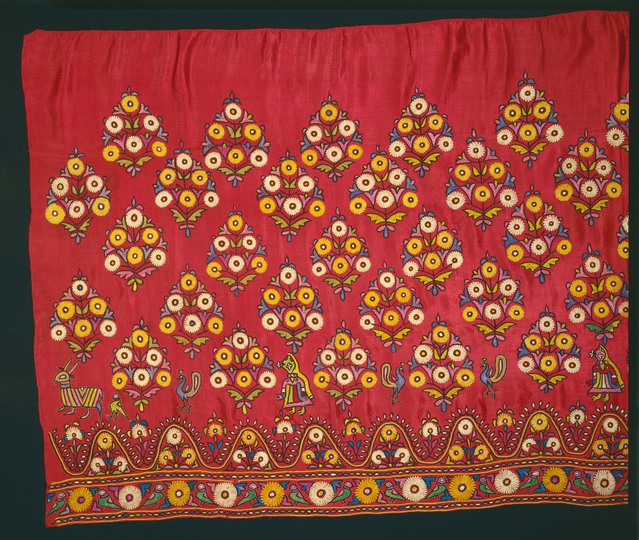 Painel para uma saia Ghagra, final de 1800 ou início de 1900. de Unbekannt
