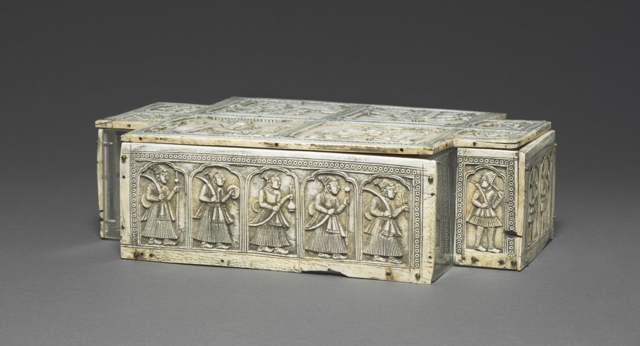 Painéis de uma caixa, c. 1700 de Unbekannt