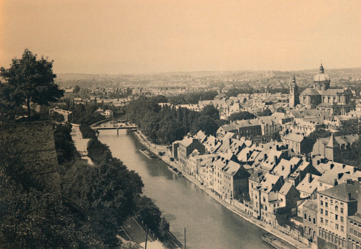 Panorama do Sambre, c1900 de Unbekannt