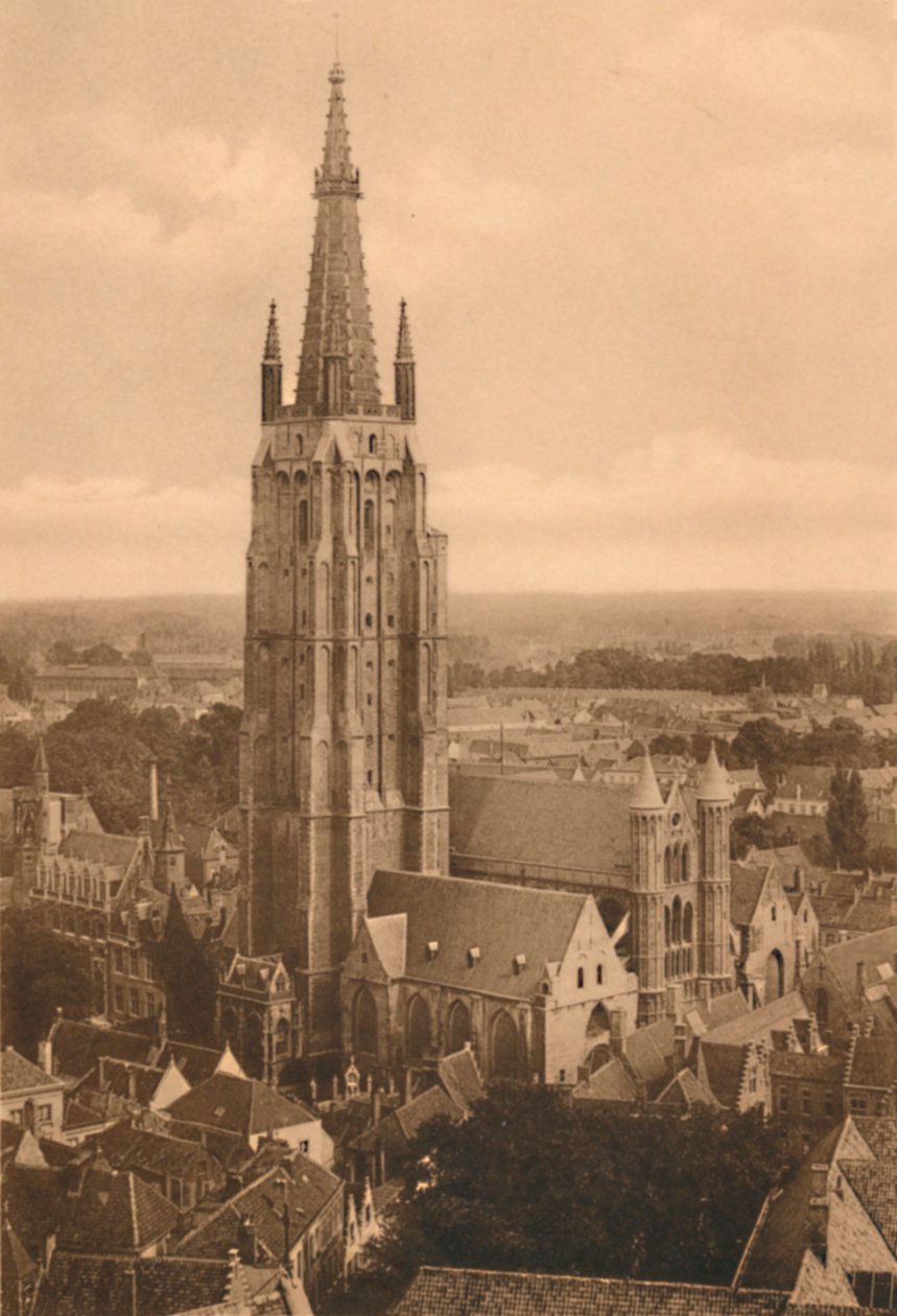Panorama e Igreja Notre-Dame, c1928 de Unbekannt