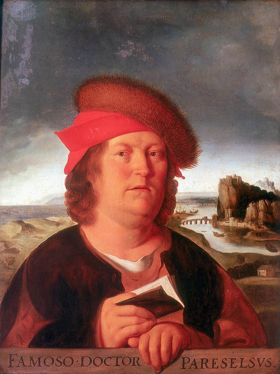 Paracelsus Aracelsus 1493-1541, médico e alquimista alemão nascido na Suíça de Unbekannt