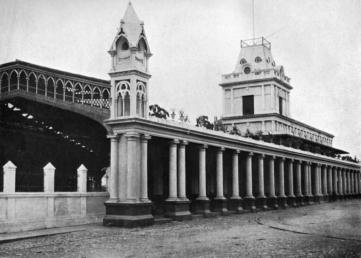 Estação Ferroviária Central do Paraguai, Assunção, Paraguai, 1911 de Unbekannt
