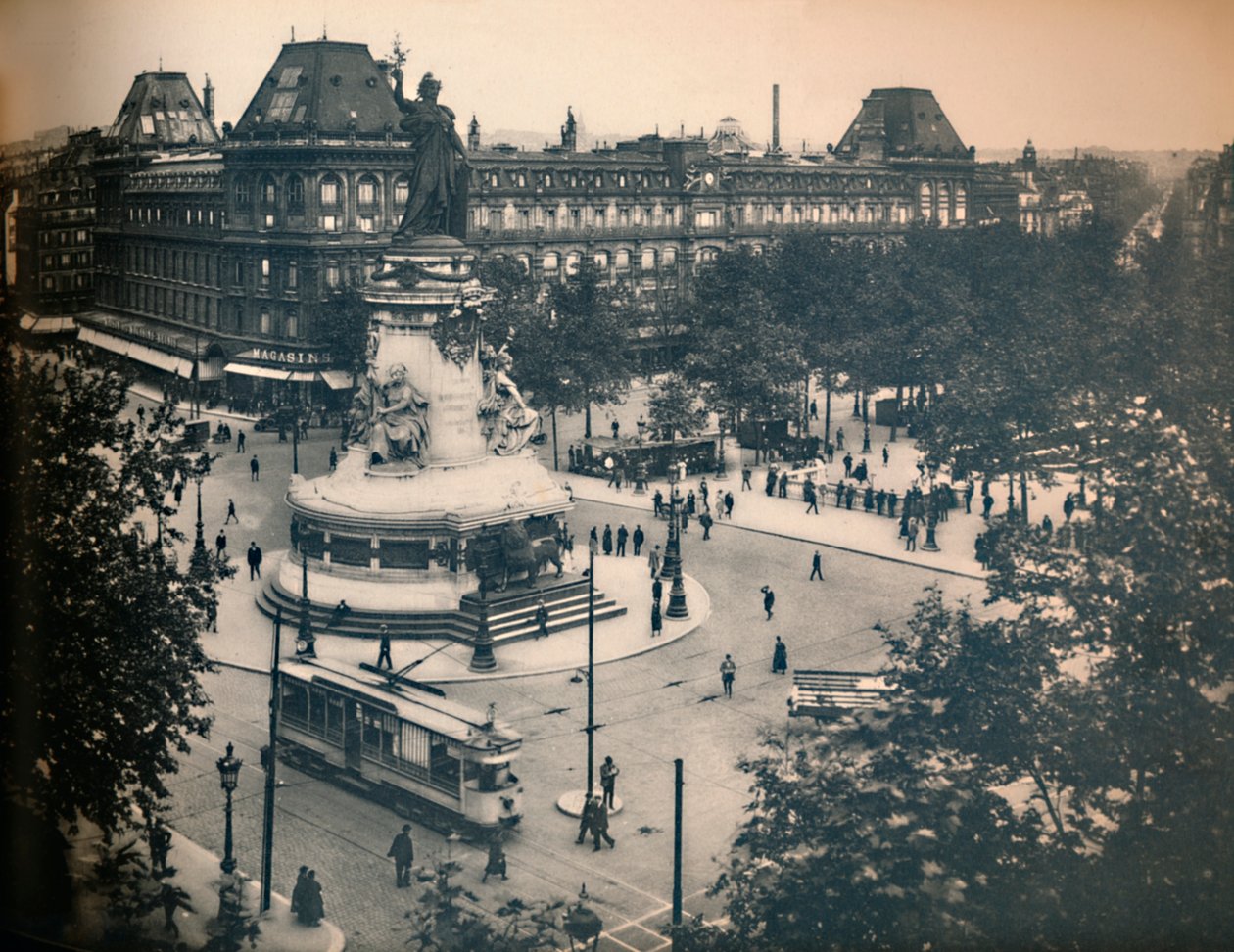 Paris. - Place De La République. - LL, c1910. de Unbekannt