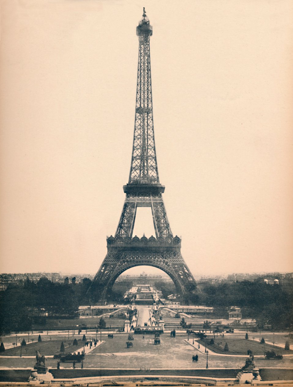Paris. - A torre Eiffel. - LL, c1910. de Unbekannt