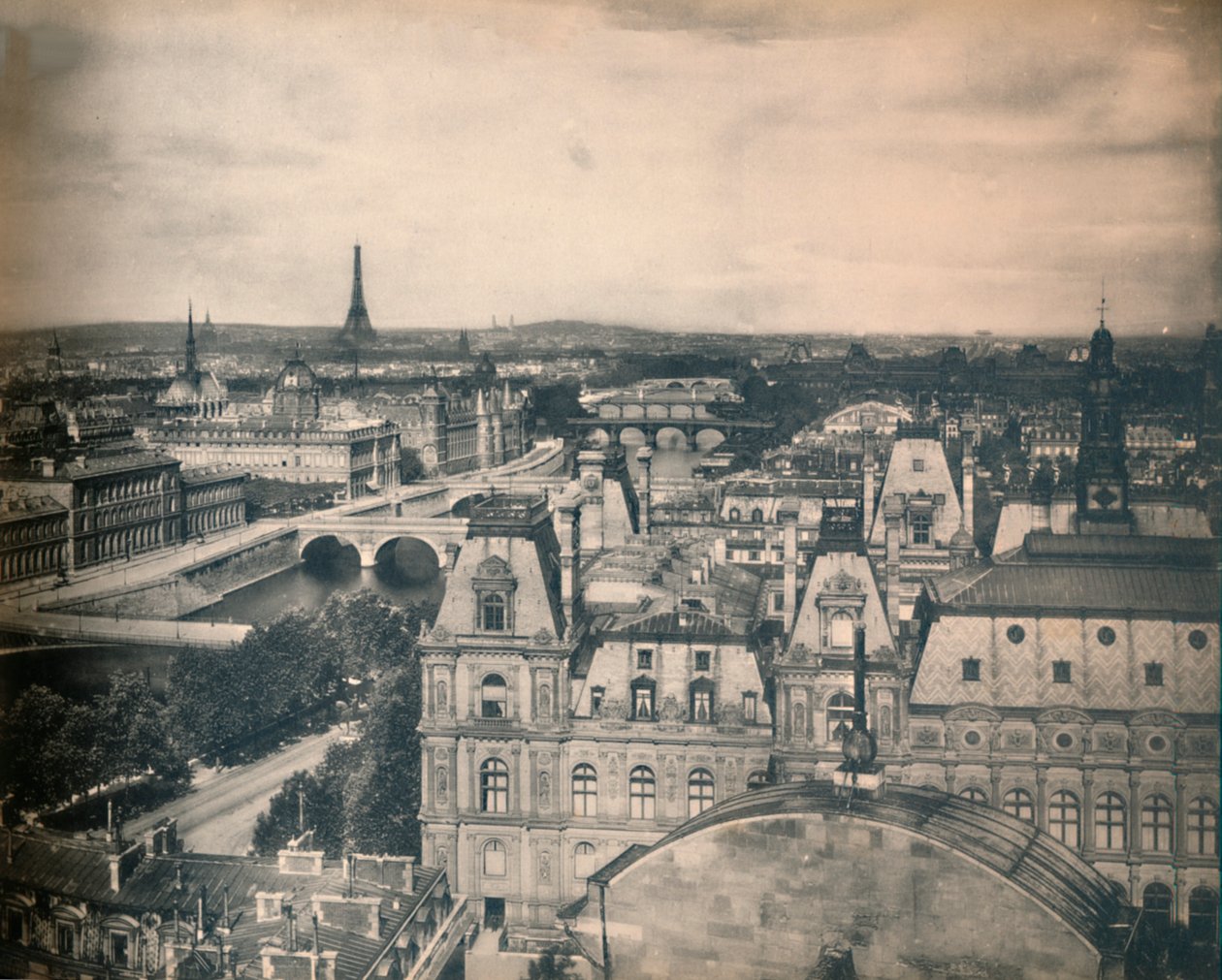 Paris. - Panorama das Oito Pontes. - LL, c1910. de Unbekannt
