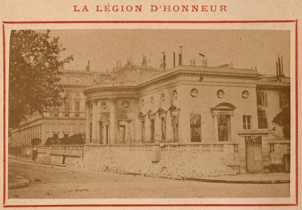Comuna de Paris (1871): vista do Palais de la Legion d