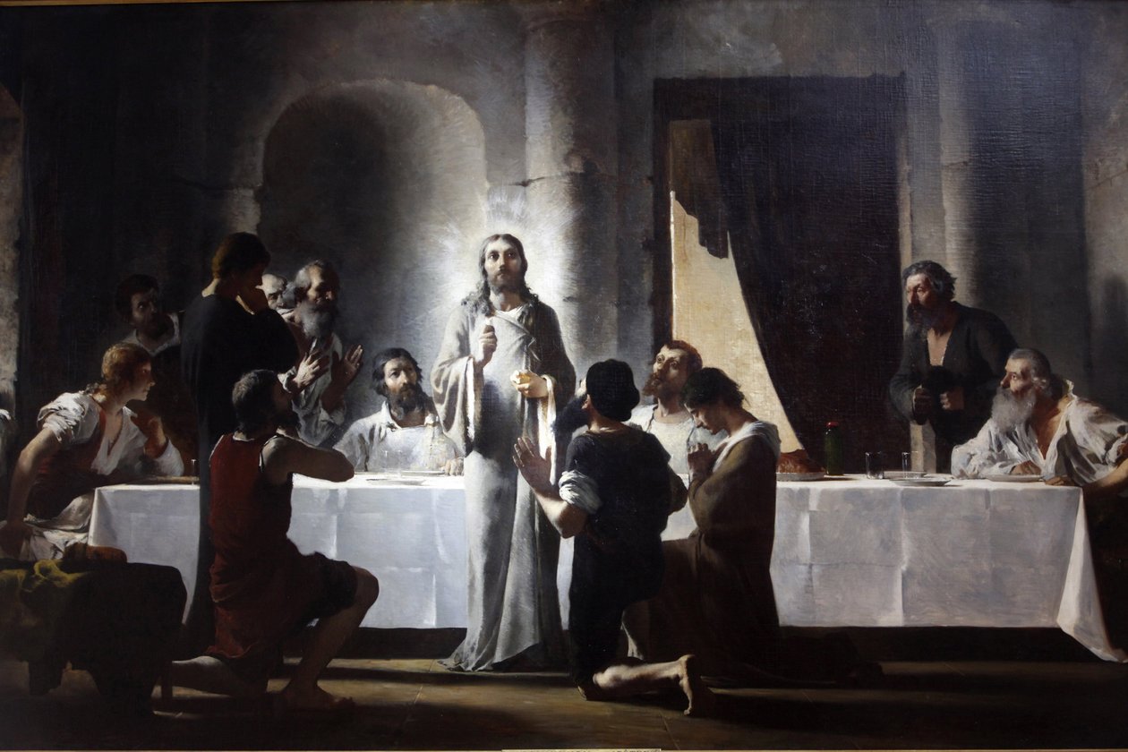 Paris, França Igreja Saint-Francois-Xavier A última ceia de Henri Lerolle de Unbekannt