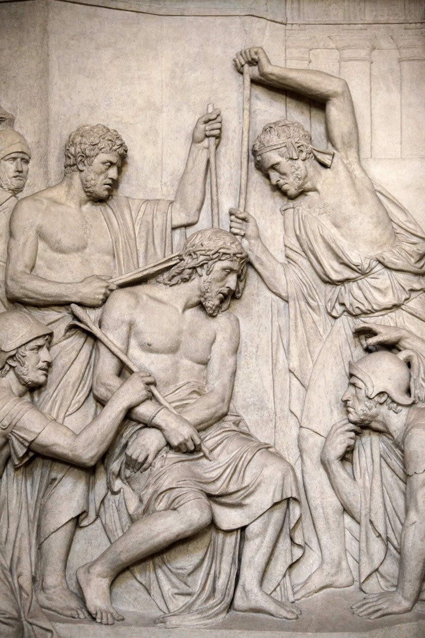 Paris, França Escultura em Santa Roch: Jesus torturado, Paris, França de Unbekannt
