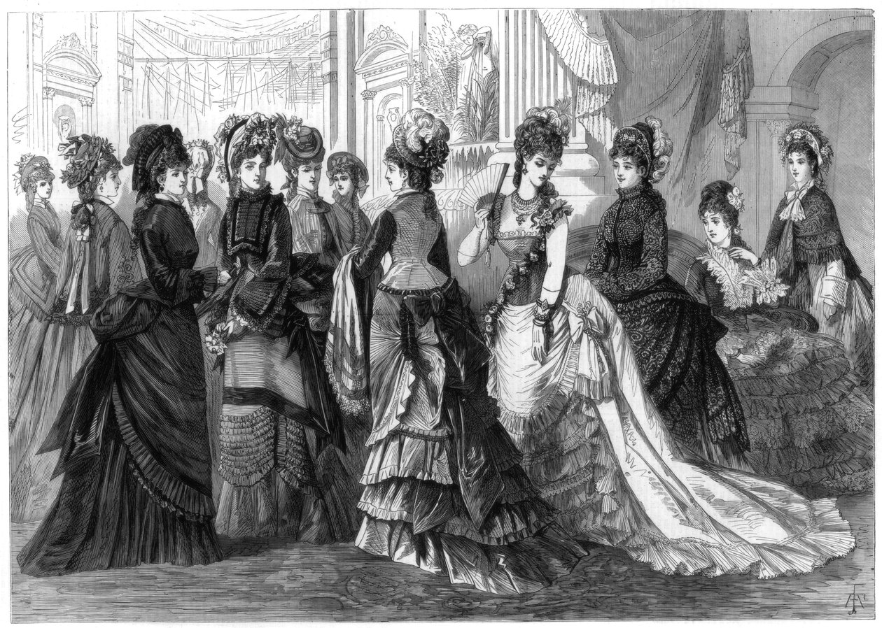 Moda Primavera de Paris, 1875 de Unbekannt