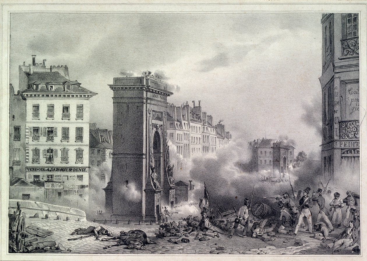 Paris. A Revolução de Julho de 1830, 1830 de Unbekannt
