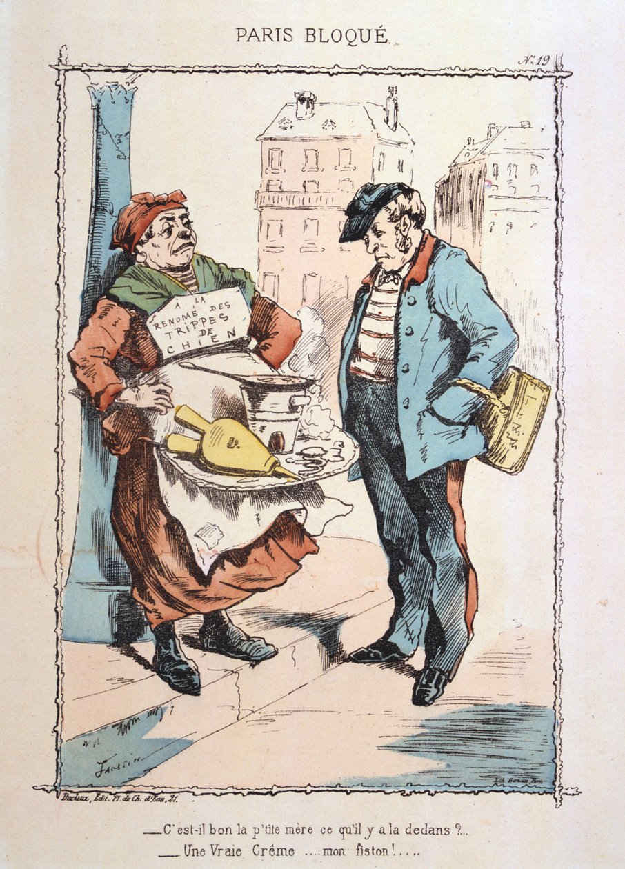 Paris sitiada, 1870-1871. de Unbekannt