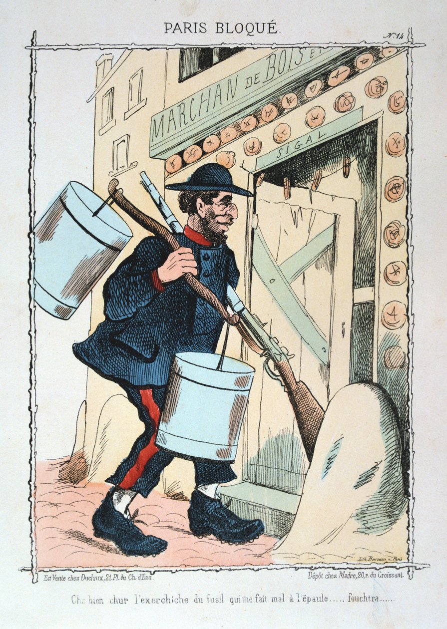 Paris sitiada, 1870-1871. de Unbekannt