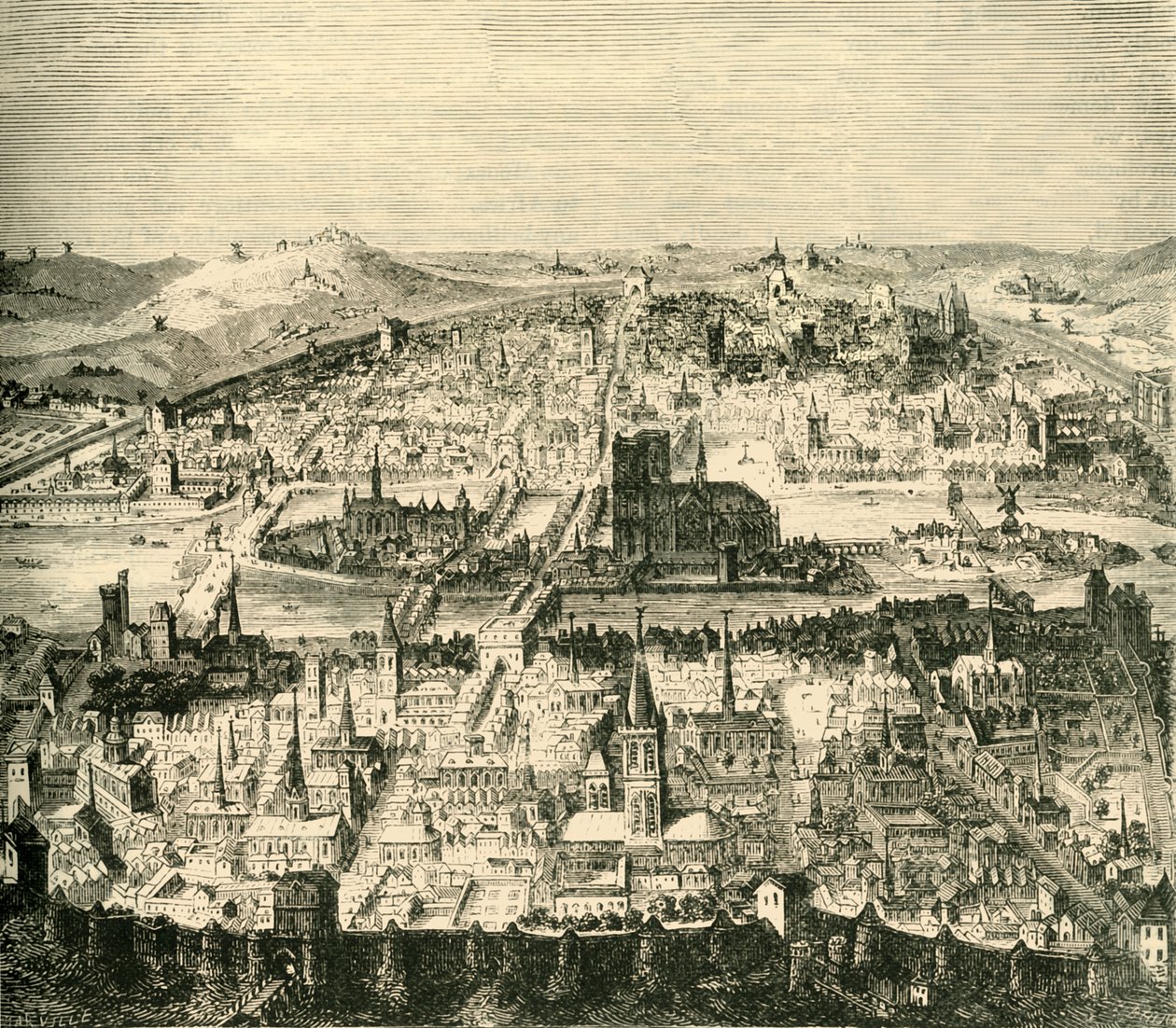 Paris no século XVII, 1890. de Unbekannt