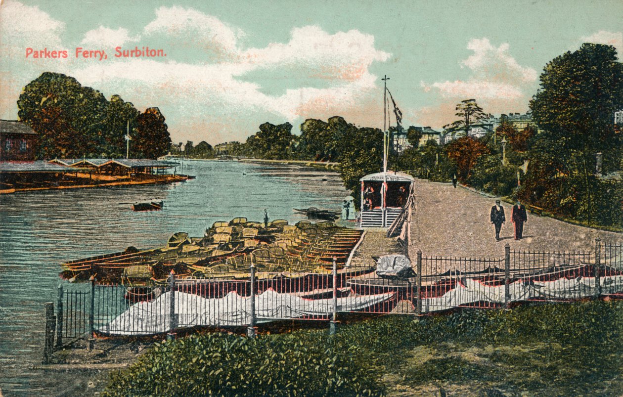 Parkers Ferry, Surbiton, c1907 de Unbekannt