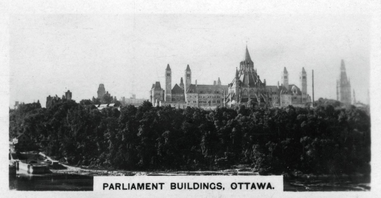 Edifícios do Parlamento, Ottawa, Canadá, c1920s de Unbekannt