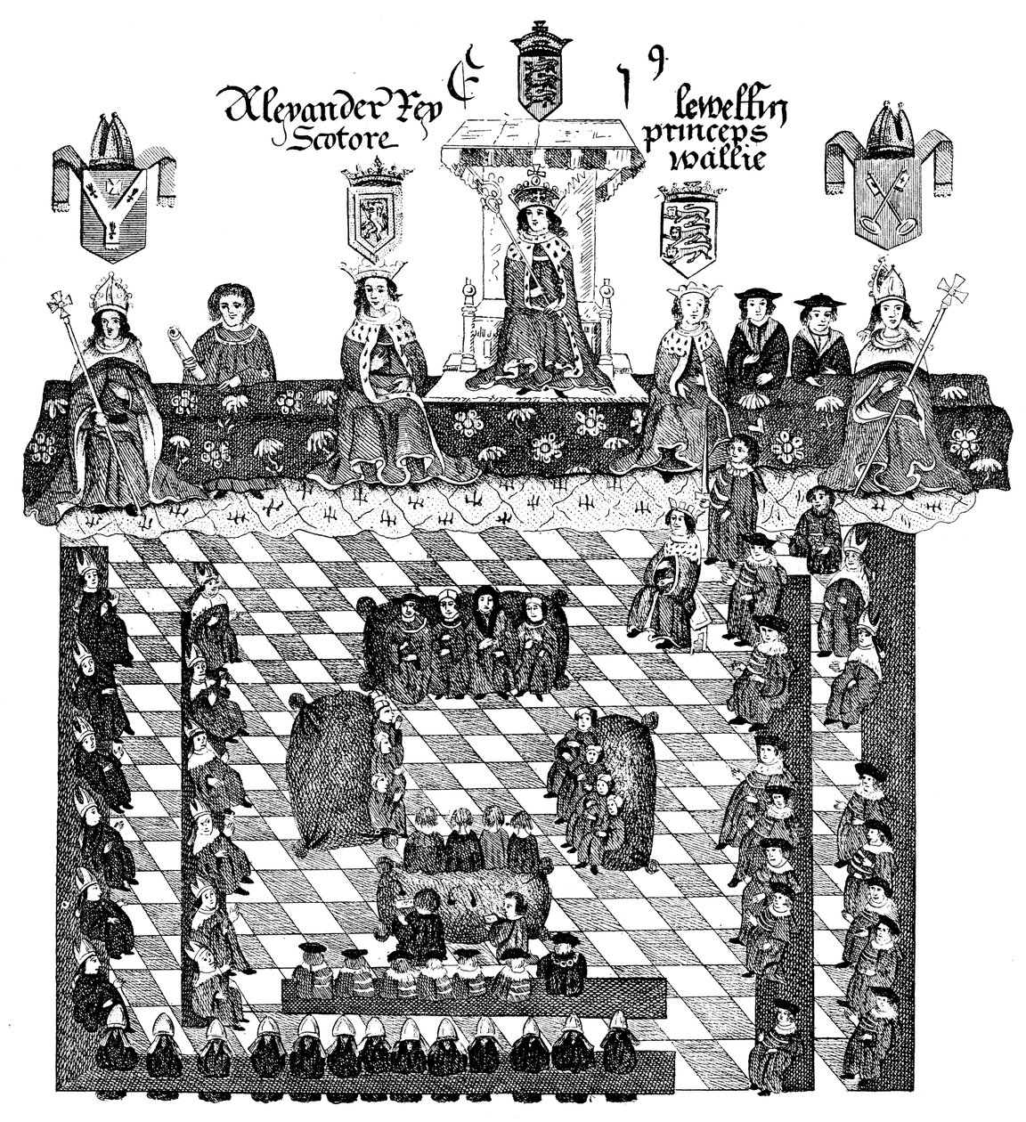 Parlamento de Eduardo I, século XIII, c1905 de Unbekannt