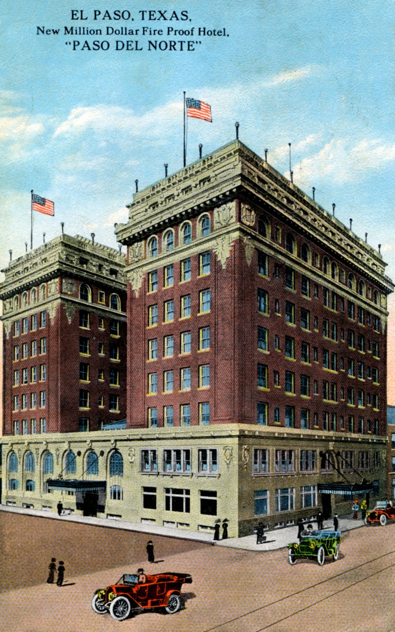 Hotel Paso del Norte, El Paso, Texas, EUA, c1916 de Unbekannt