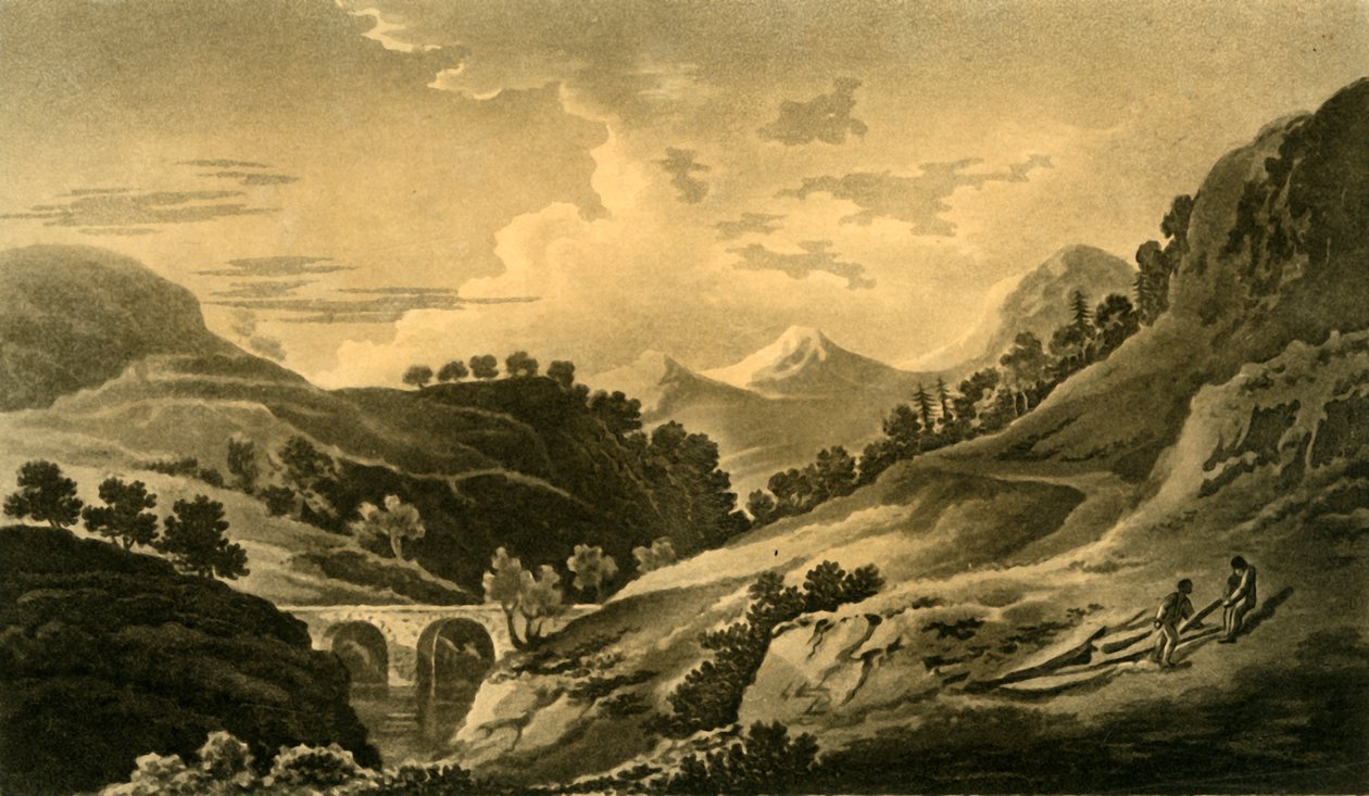 Passagem de Killicrankie, 1802. de Unbekannt