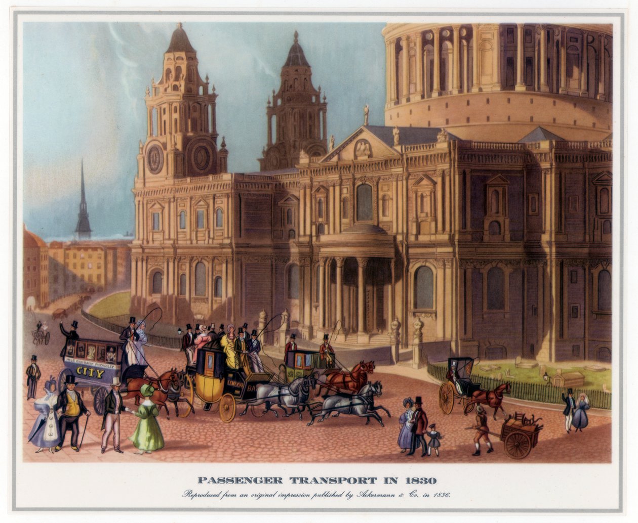 Transporte de passageiros em 1830, 1836 de Unbekannt