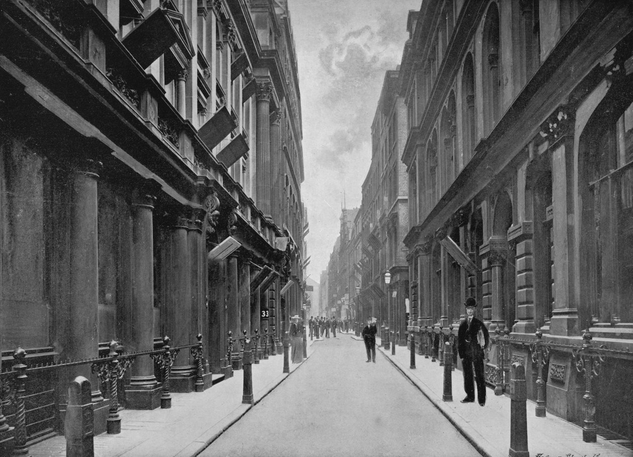 Paternoster Row, cidade de Londres, 1911 de Unbekannt