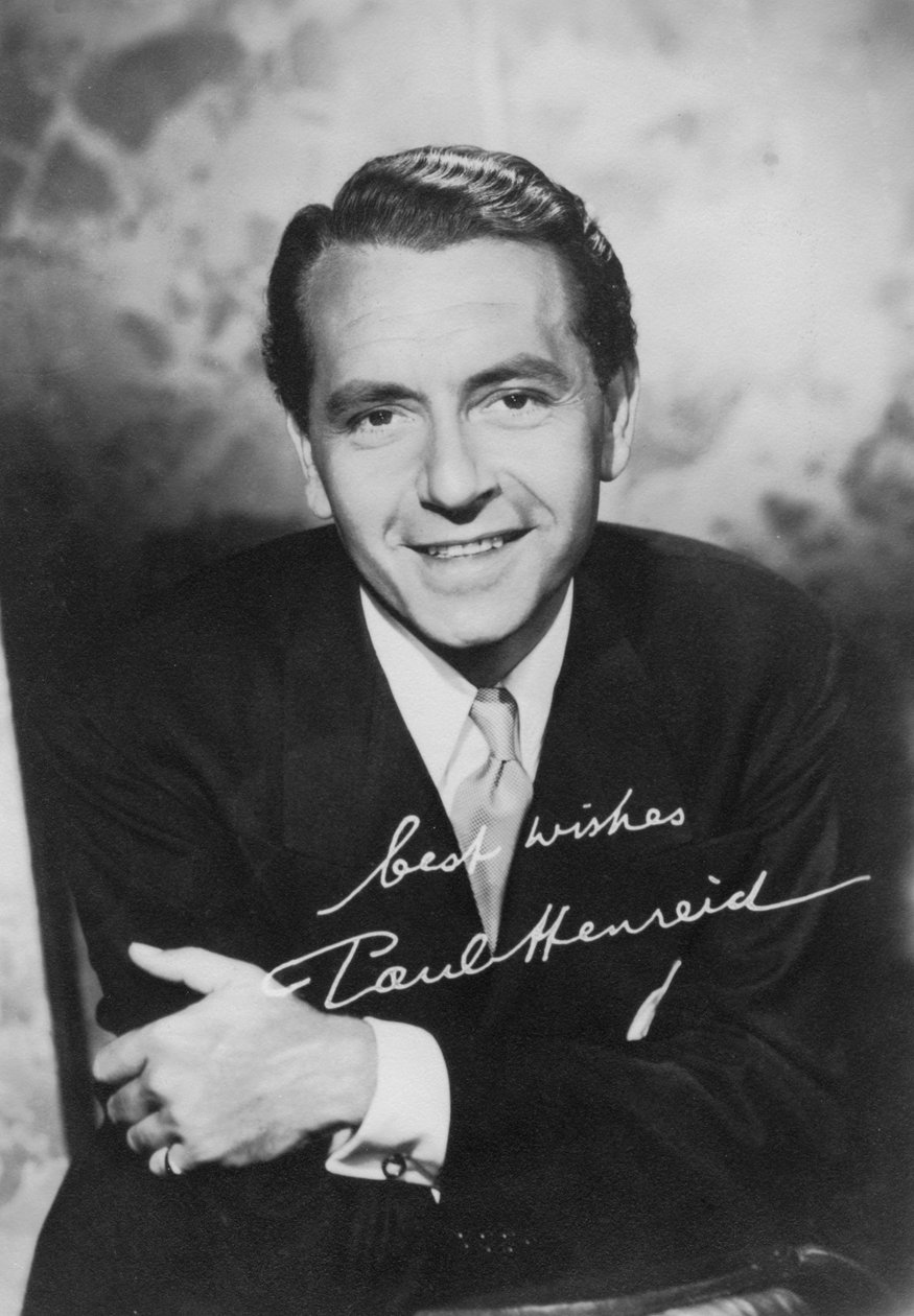 Paul Henreid 1908-1992, ator e diretor americano nascido na Áustria, c1940s de Unbekannt