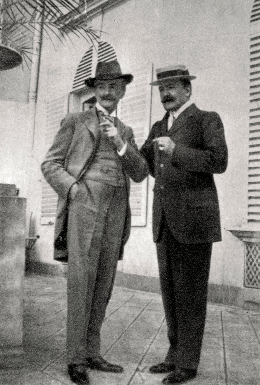 Paul Hervieu e Marcel Prevost, autores e dramaturgos franceses, 1905 de Unbekannt