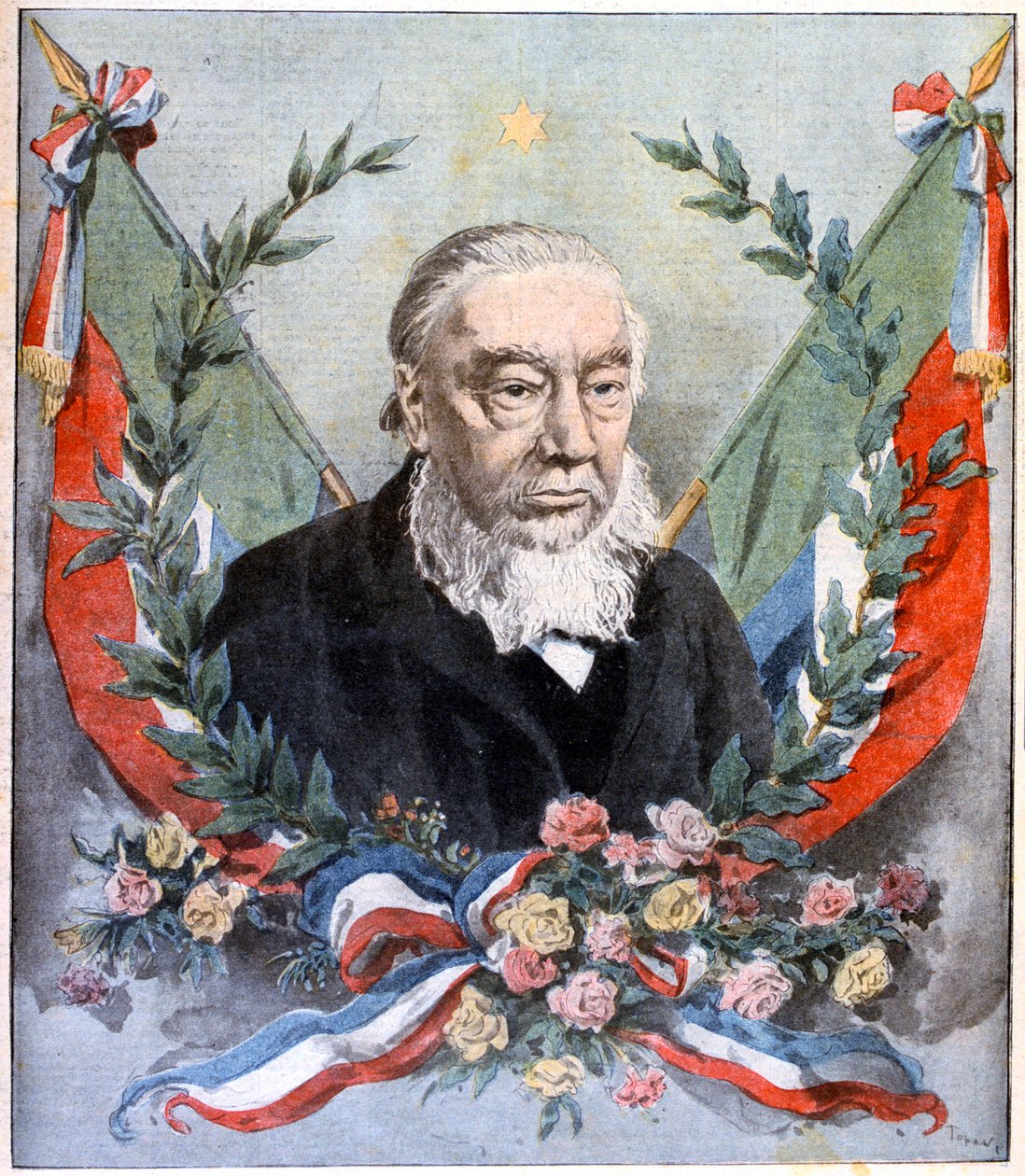 Paul Kruger, político sul-africano, c1900 de Unbekannt