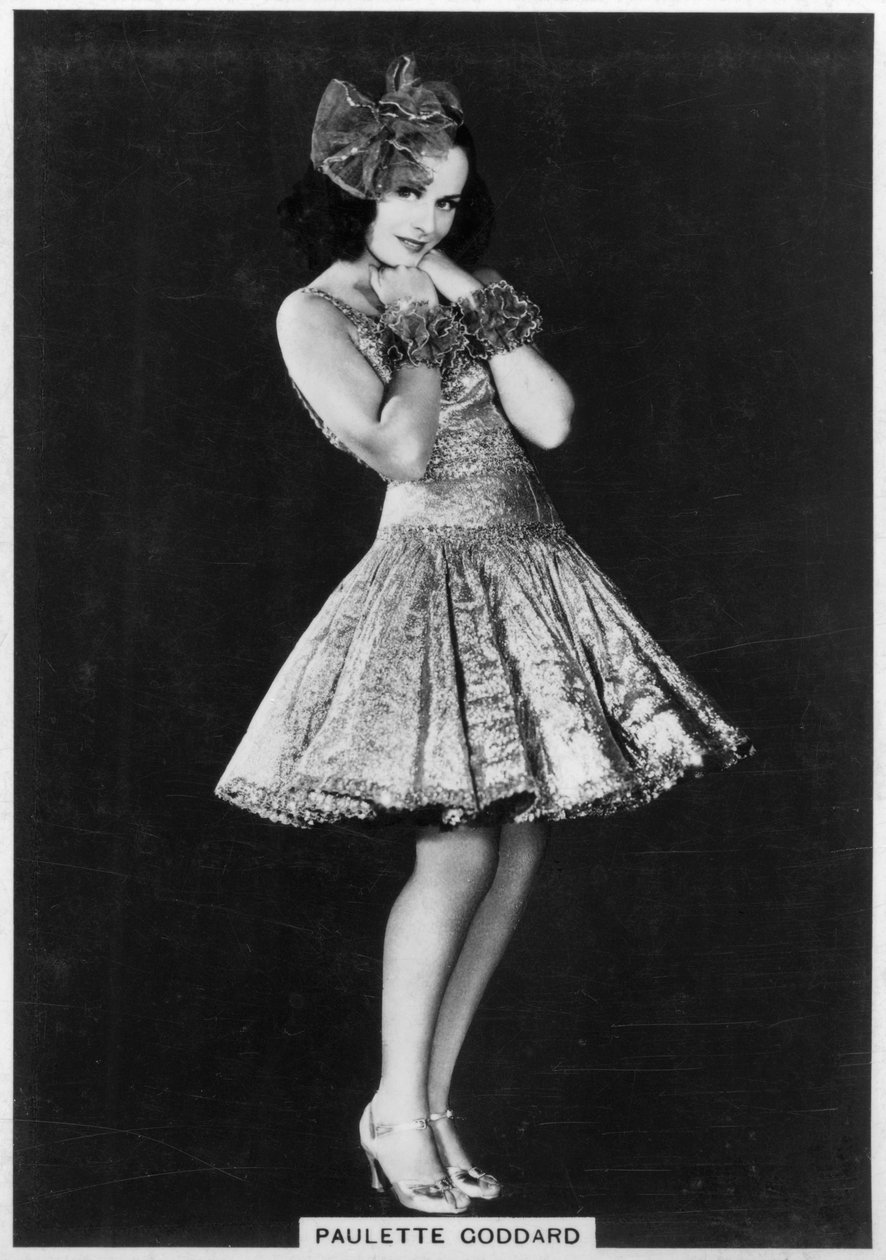 Paulette Goddard, atriz americana de cinema e teatro, 1938 de Unbekannt