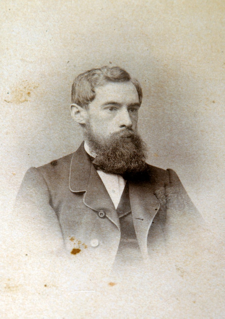 Pavel Tretyakov, patrono da arte russa, colecionador e fundador da galeria, 1865 de Unbekannt