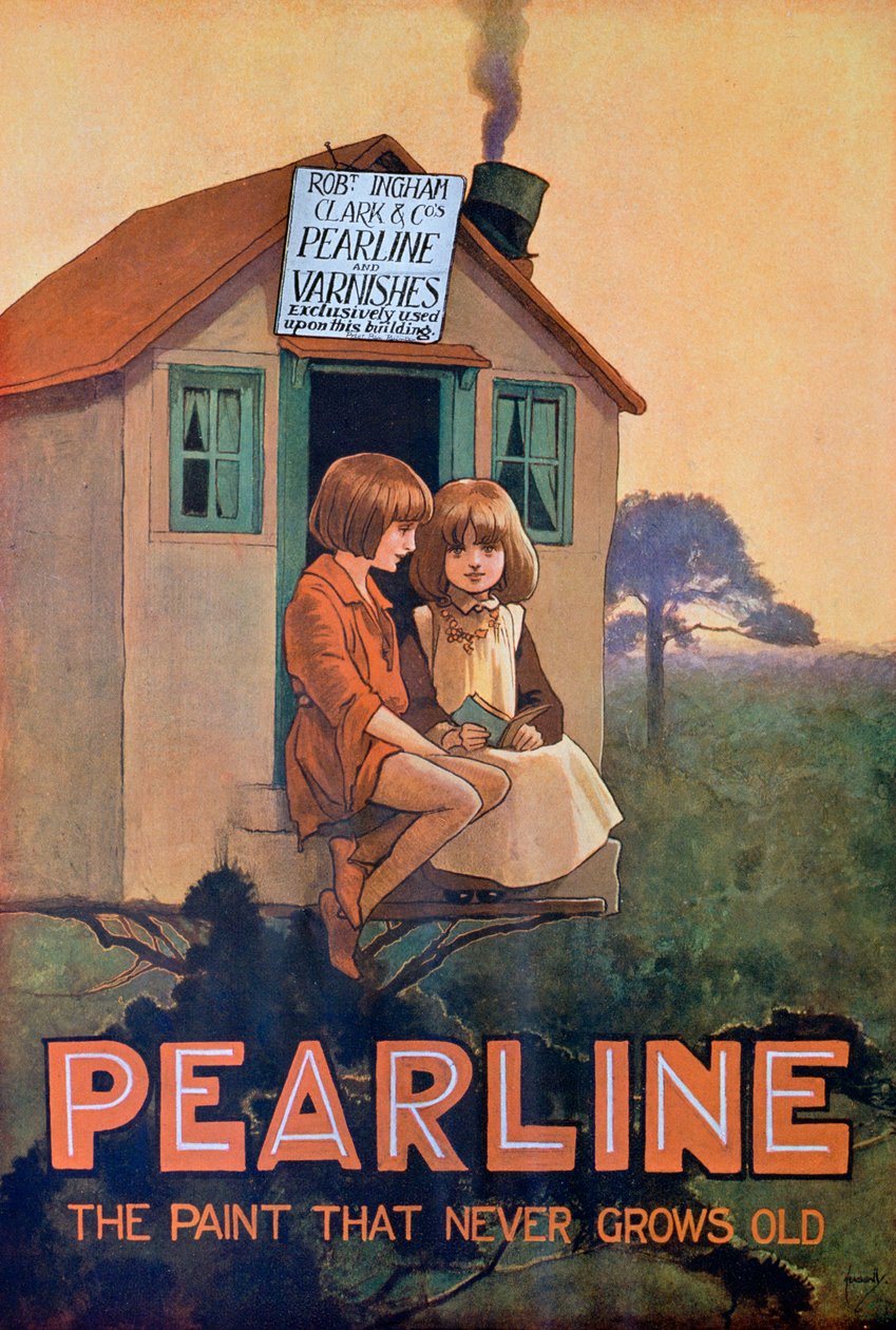 Anúncio de pintura de Pearline, década de 1920 de Unbekannt