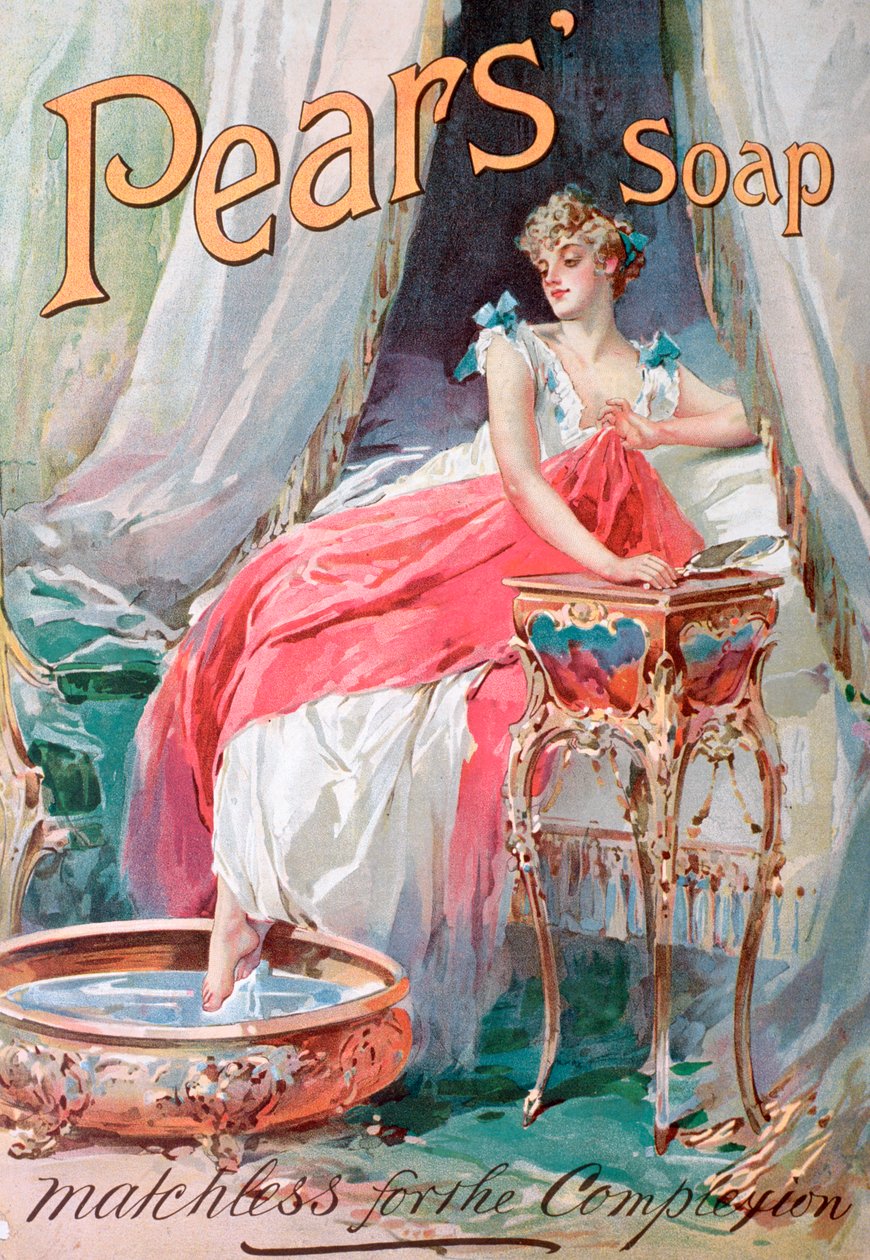 Anúncio de sabão de peras, 1898 de Unbekannt