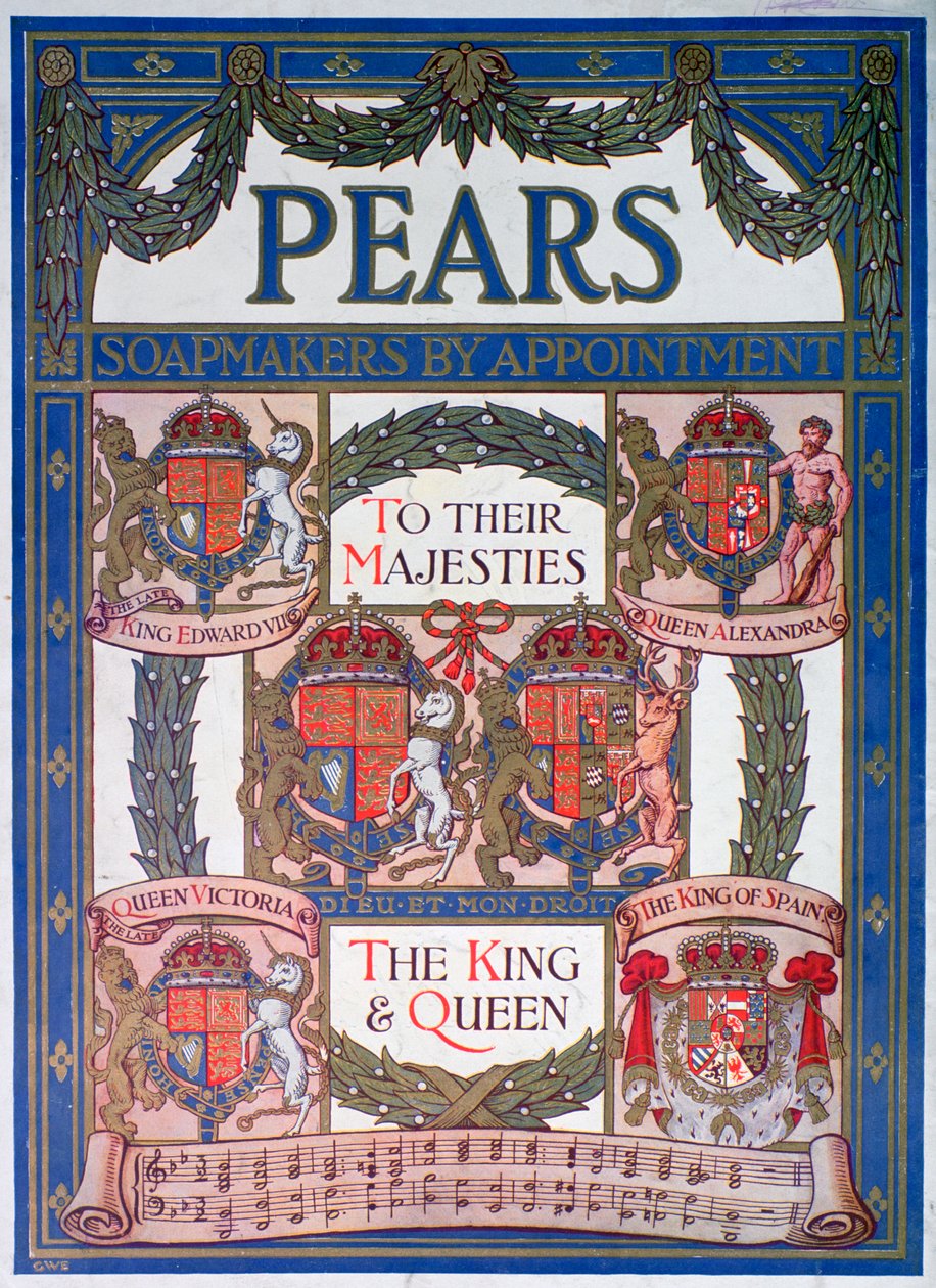 Anúncio de sabão de peras, 1911 de Unbekannt