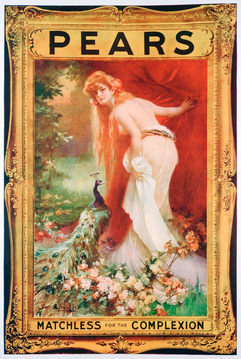 Anúncio de sabão de peras, 1914 de Unbekannt